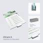 Preview: Tuerschild Vitrum A aus Glas DIN A3